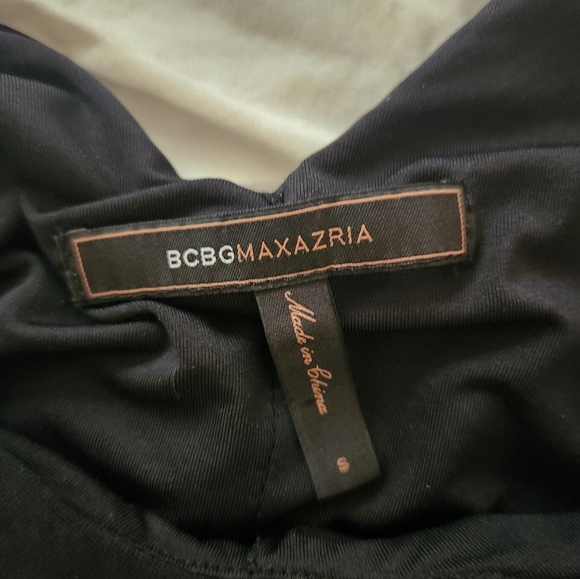 VINTAGE SMALL bcbgmaxazria black dress - Picture 4 of 5